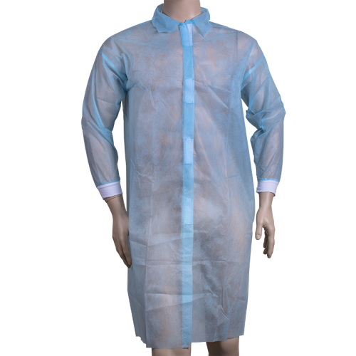 Халат одноразовий з манжетом на липучках, 30 г/м2, MFV